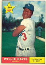 1961 Topps Baseball Cards      506     Willie Davis RC